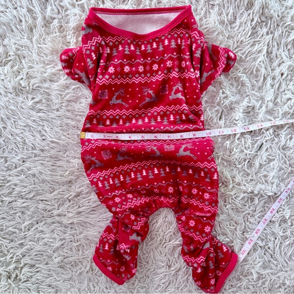 Festive Red Dog Onesie - Picture 5 of 6